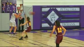 PHS Girls Basketball: Petaluma Varsity Trojans vs. Piner Prospectors
