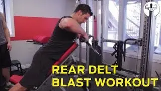 Rear Delt Blast Workout - 3 Unique Shoulder Exercises for Rear Delts that Won't Grow!