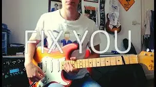 FIX YOU - Coldplay (instrumental electric guitar cover version)| Daniele Belli