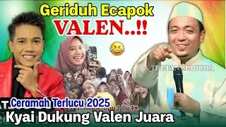 Geriduh Ecapok Valen 😂 Kyai Dukung Valen Juara‼️Ceramah KH MUSLEH ADNAN Terbaru 2025 Paling Lucu
