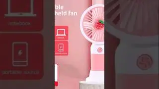 Rechargeable pack of 2 mini portable USB hand fan.... #shorts cash on delivery 🚚🚚 first order 25%off