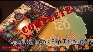Enchanted Faces Coloring Book by Hannah Lynn!!  Complete book flip through!