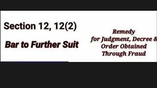 Remedy For Judgement, Decree And Order Obtained Through Fraud in Pakistan.