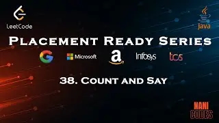 38. Count and Say || Leetcode - 38 || Java || #DLC