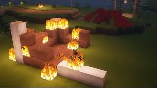Red Skrill Burns My House!?Minecraft Dragons
