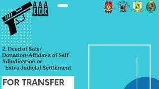 FIREARMS NEW, RENEWAL & TRANSFER PROCESS