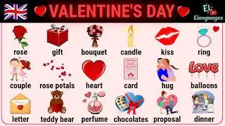 Valentine's Day vocabulary in English