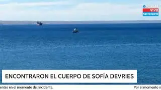 PUERTO MADRYN - Encontraron el cuerpo de Sof&iacute;a Devries