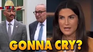 Kaitlan Collins is BIG MAD over BASED Trump post trolling Temu Obama and Chucky Schumer
