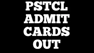 PSTCL ADMIT CARDS OUT| DOWNLOAD FROM DESCRIPTION BOX NOW| PSTCL RECRUITMENT 2021 IMPORTANT NOTICE|