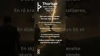 ⚡ #dagensr&aring;d : #thurisaz ⚡ #runen for #pr&oslash;velse, #avsl&oslash;ring og #r&aring;styrke