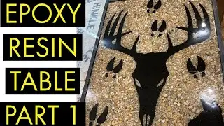 A SHAPEOKO XXL AND CARVECO MAKER EPOXY DEER HEAD TABLE PART ONE