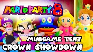 SMPM: Wario VS Waluigi VS Peach VS Daisy | Crown Showdown | Mario Party 8
