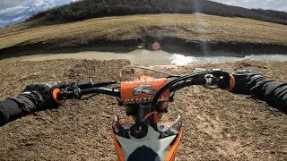 Soft enduro ride KTM 250 SX-F