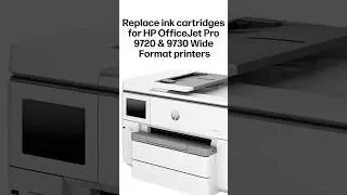 Tinte ersetzen | HP OfficeJet Pro 9720 und 9730 Gro&szlig;format-AiO-Drucker | HP Support