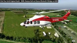 Orbx True Earth England South - EGML Damyns Hall and Queen Elizabeth II Bridge on A282