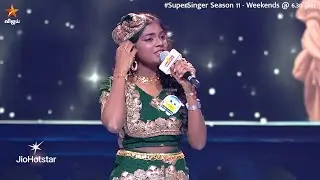 Glimpse of Azhagana Ponnu Naan Song by #Dharshana 😍🔥| Super Singer Season 11 | Episode Promo