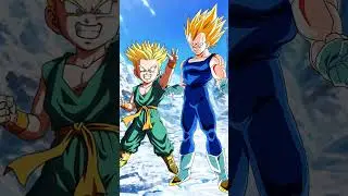 Ultimate Showdown | Trunks vs Vegeta (All Form) - who's the strongest ? #shortvideo #dbz #dbs #anime