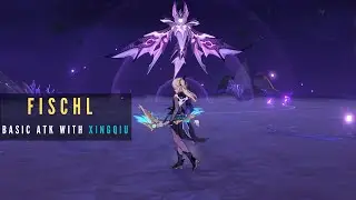 Basic Atk Fischl Vs Thunder Manifestation | Genshin Impact #Shorts