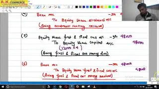 12th   Accounts BSEB Issue of Share Class 6
