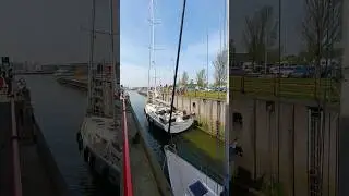 Vlissingen Netherlands Boatlock @TravelwithHugoF  #boatlock #sluicebox #sluice #sluis