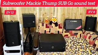 Everse 12 with Everse 8 and Mackie Thump SUB Go Subwoofer - DJ David Guetta's Sound Test