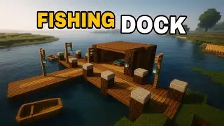 Minecraft: Fishing Dock Tutorial (How to build 1.21)