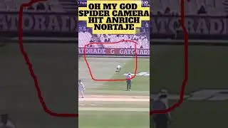 OH MY GOD SPIDER CAMERA HIT ANRICH NORTAJE || AUS VS SA TEST,