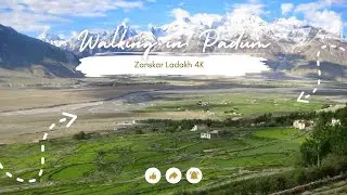 Walking in Padum Zanskar Ladakh 4K