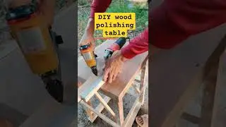 wood polishing table #woodworking #woodwork #โต๊ะขัด#ขัดไม้