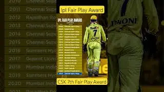 IPL Fair Play Award #ipl #shorts #shortvideo #india