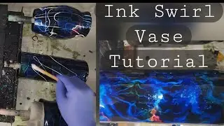 Ink Swirl Vase Tutorial 