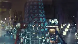 Liverpool ONE Christmas Tree Build - Time-lapse