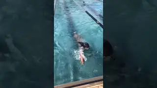 One of my favorites of Trinity. 🤩Her first swim practice & then only a few short months later.