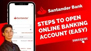 Как открыть/создать счёт в банке Santander онлайн? Регистрация в банке Santander