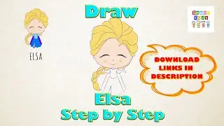 How to draw Elsa from 