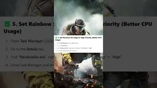 How to Fix DX12 FPS Drops in Rainbow Six Siege (Easy Tutorial - 100% Working) #rainbowsixsiege