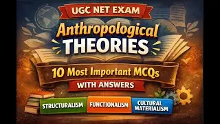 UGC NET Anthropology: 10 MCQs That Can Boost Your Score Fast! UNIT 8 PART 2