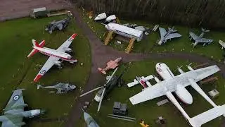 Rare East Midlands Airport  Runway  Flight ✈️ Drone Flight 4K 80&rsquo;s Top Gun type music. 🛩️😃👍