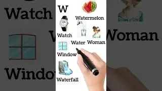 #W alphabet words with pictures #W letter example with pictures #shanvi education video #shots