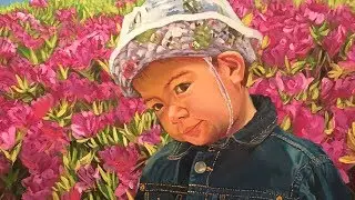Shy Boy : Time Lapse Oil Painting by Jamie Belton