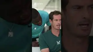 Frances Tiafoe HILARIOUSLY Crashes Andy Murray Interview 🤣