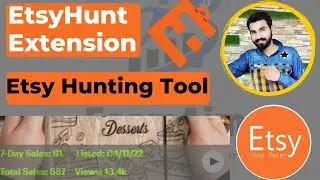 Etsy Tool for Product Hunting | Etsy Extension EtsyHunt | Etsy Store Link | Etsy Product Research