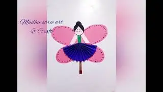 How to make Easy Paper Fairy Doll / Fairy Toy / Paper Craft