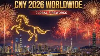 Global Chinese New Year 2026 Fireworks 🎆 | Fire Horse Celebration Around the World 🌍