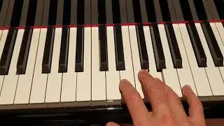 G major broken chord piano 4 notes hands separate AMEB