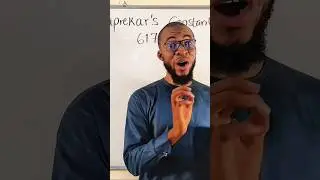 KAPREKAR'S Constant. Click on "Created by"  to watch the full video