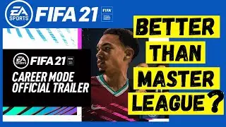 FIFA 21 CAREER MODE TRAILER REACTION and ANALYSIS | NEW FEATURES | BETTER THAN PES MASTER LEAGUE?
