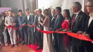 Christina Androsenko Grand Opening of 🎩 Fred Astaire Dance Studio in Arcadia - ballroom dance