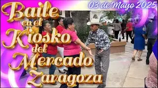Baile en el kiosko del mercado Zaragoza 03 de Mayo 2025
